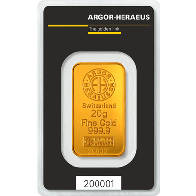 20g zlata | Argor-Heraeus (novo)