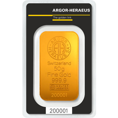 50g zlata | Argor-Heraeus (novo)