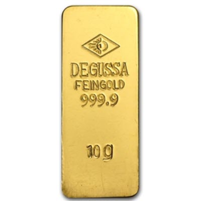 10g zlata | Degussa (bez pakiranja)