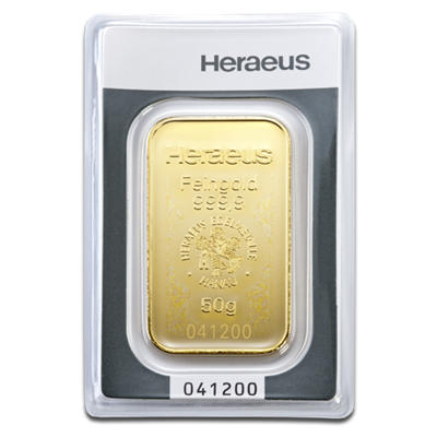 50g zlata | Heraeus