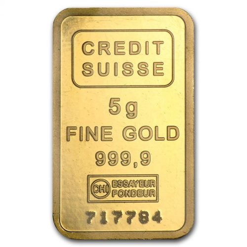 5g zlata | Credit Suisse (bez pakiranja s tragovima korištenja)