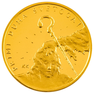 Zlatna medalja Krizma 1/8 unce + kutija (nazvati za dostupnost)