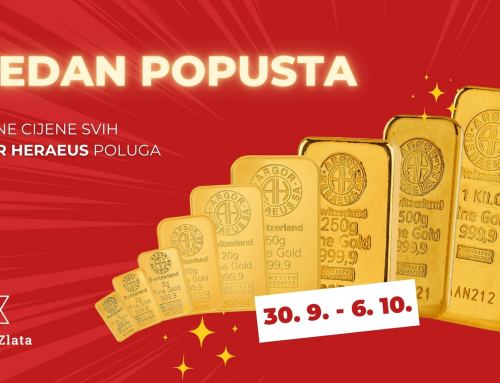 Tjedan popusta – sve Argor Heraeus poluge po sniženim cijenama!